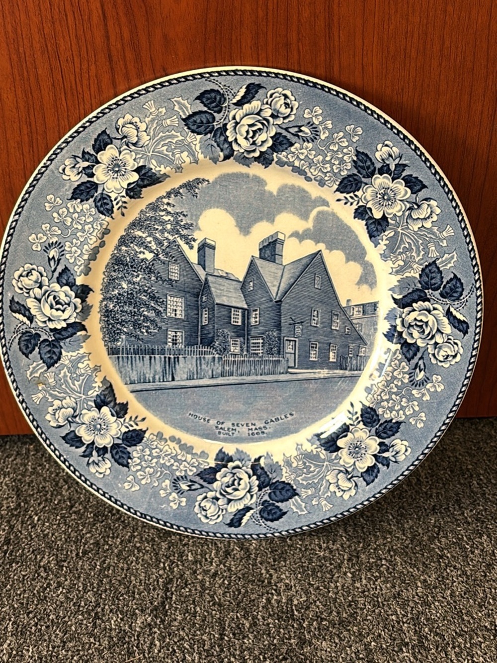 Jonroth Old English Staffordshire Ware House of Seven Gables Plate